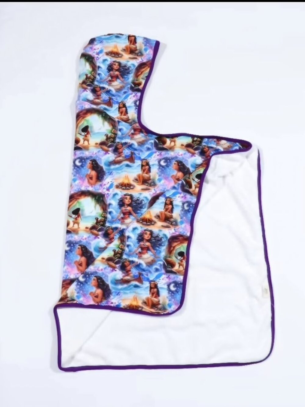 Moana bamboo French Terry hooded towel